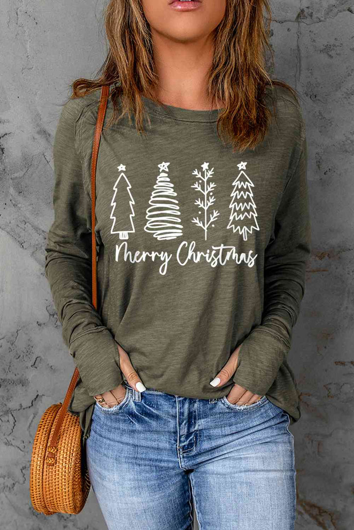 MERRY CHRISTMAS Graphic T-Shirt | 1mrk.com