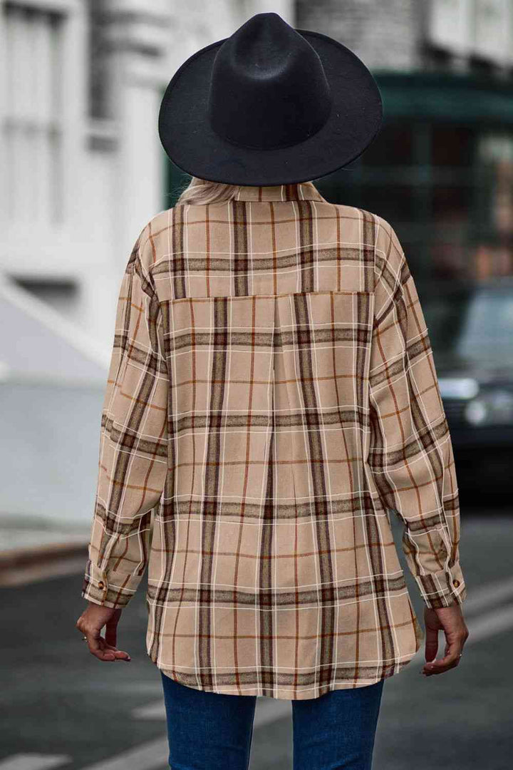 Plaid Long Sleeve Shirt |1mrk.com