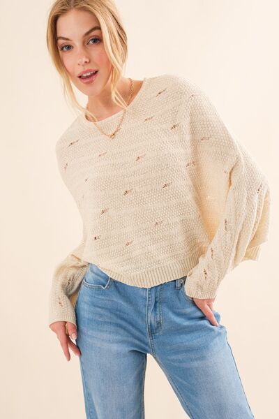 And The Why Dolman Sleeves Sweater | Trendsi