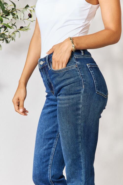 BAYEAS Cropped Straight Jeans | 1mrk.com