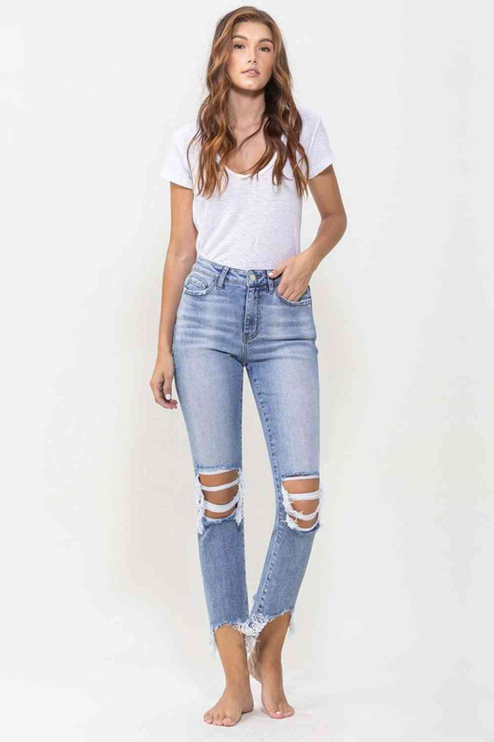 Lovervet Full Size Courtney Super High Rise Kick Flare Jeans | 1mrk.com