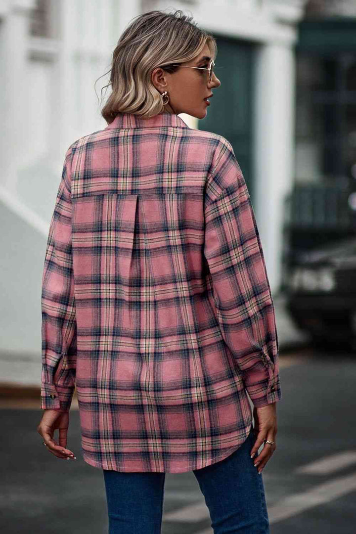 Plaid Long Sleeve Shirt |1mrk.com