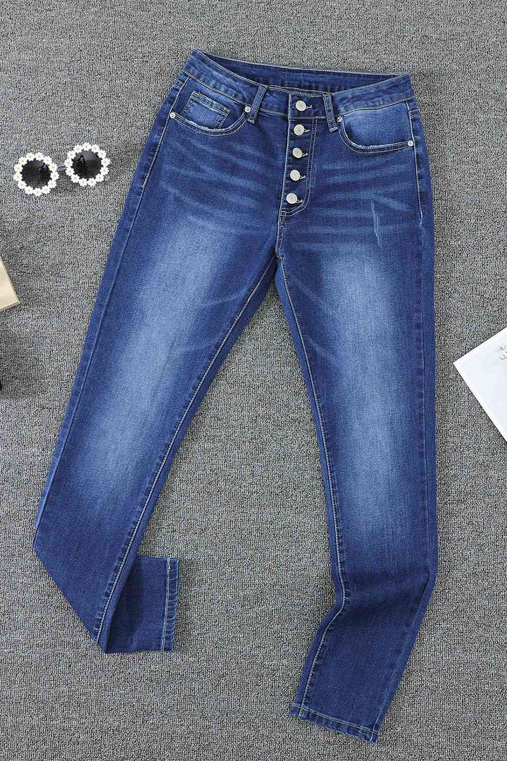 Baeful What You Want Button Fly Pocket Jeans | 1mrk.com