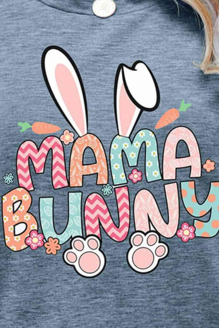 MAMA BUNNY Easter Graphic Short Sleeve Tee | 1mrk.com