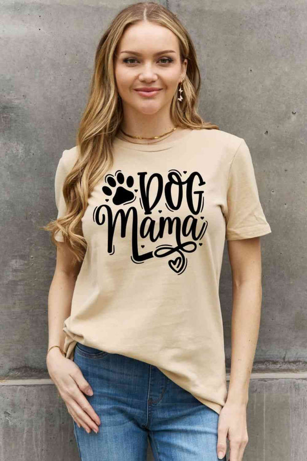 Simply Love Simply Love Full Size DOG MAMA Graphic Cotton T-Shirt | 1mrk.com