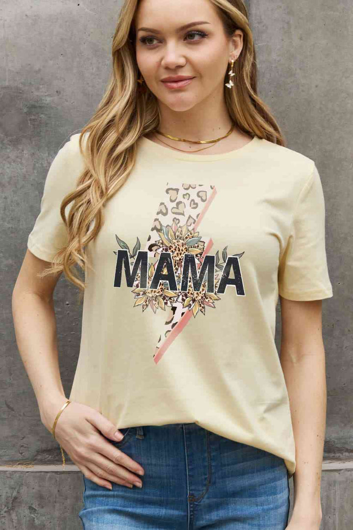 Simply Love Full Size MAMA Graphic Cotton Tee | 1mrk.com