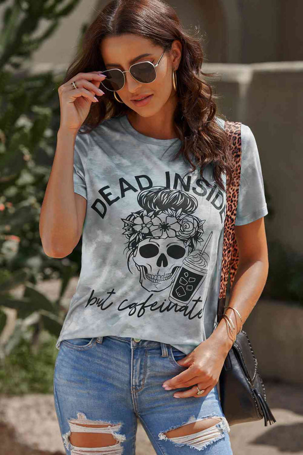 Skull Graphic Short Sleeve T-Shirt | 1mrk.com