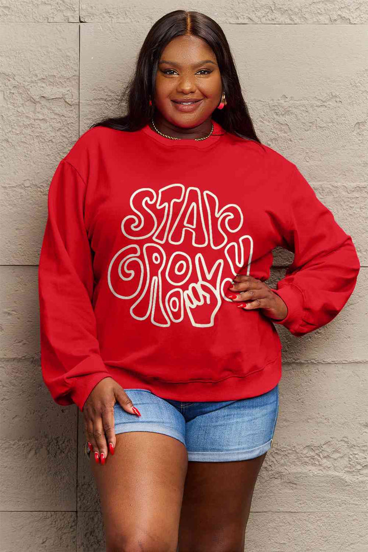 Simply Love Full Size Graphic Sweatshirt |1mrk.com