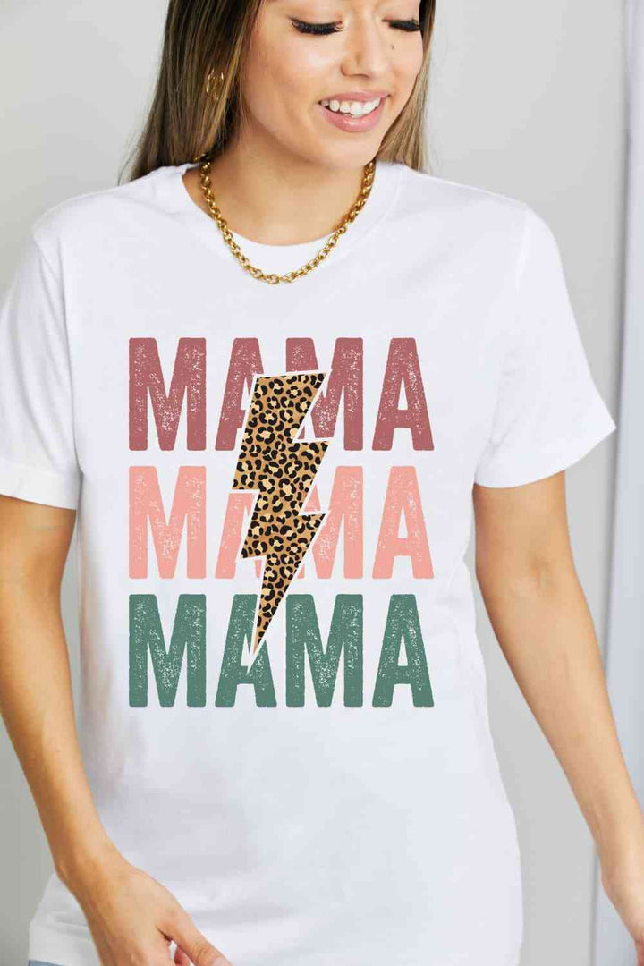 Simply Love Simply Love Full Size MAMA Graphic Cotton T-Shirt | 1mrk.com