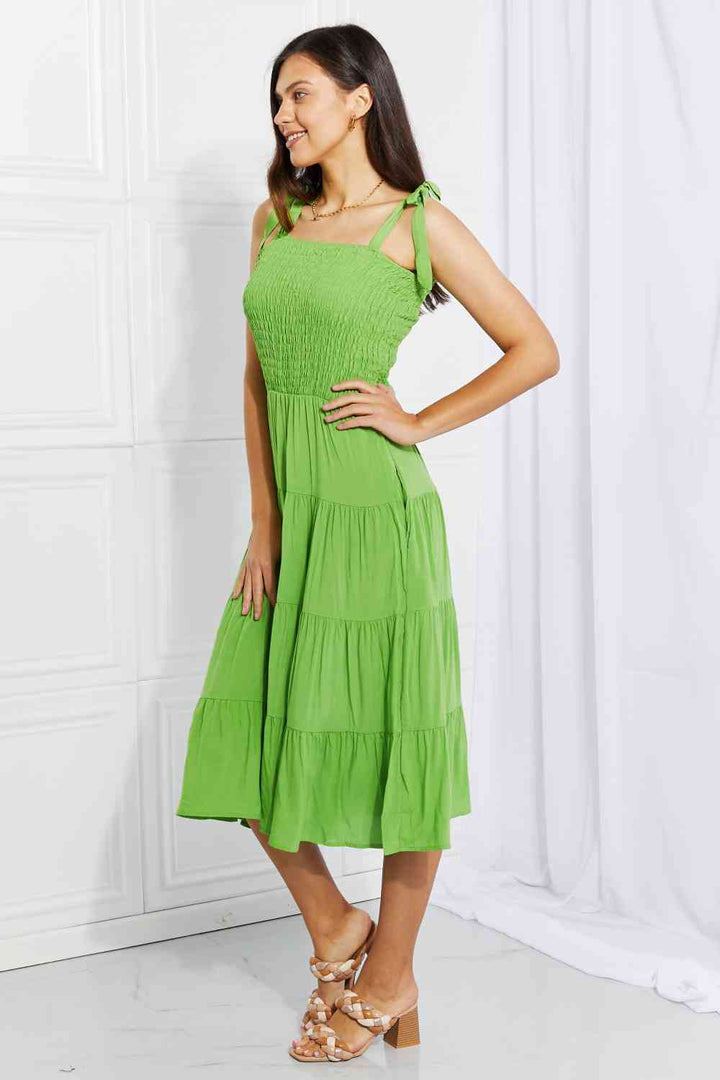 Culture Code Full Size Summer Solstice Smocked Tiered Dress | 1mrk.com
