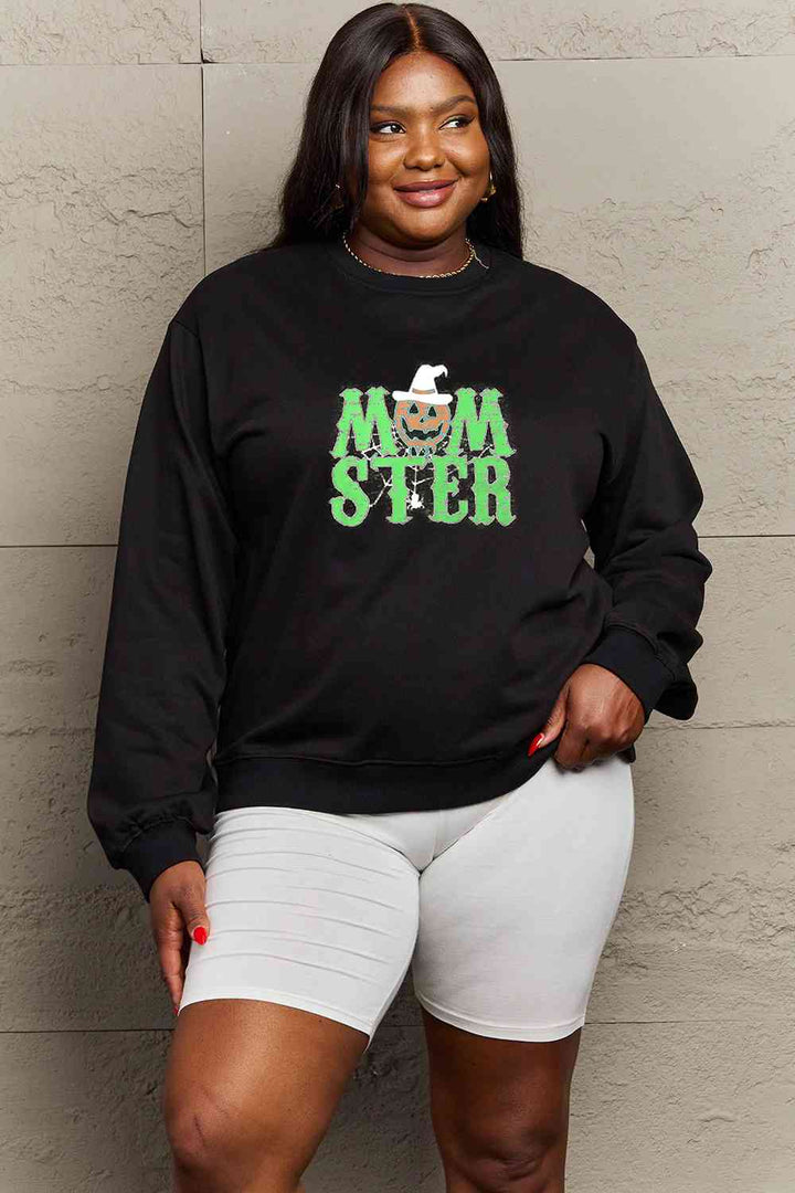 Simply Love Full Size Drop Shoulder Graphic Sweatshirt |1mrk.com