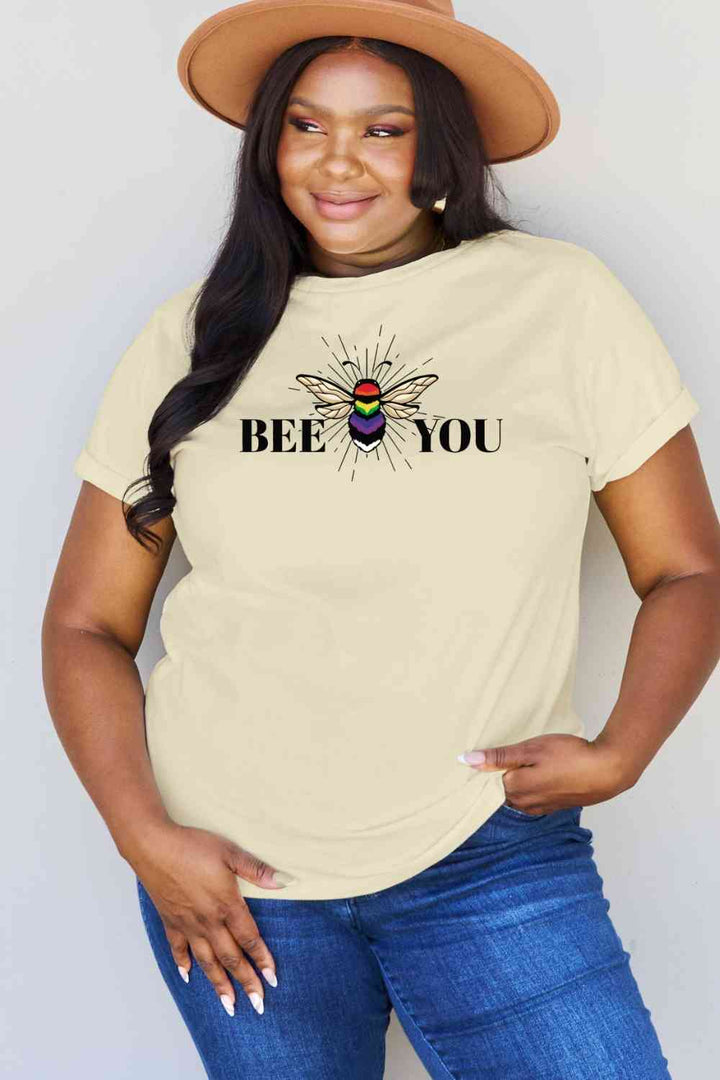 Simply Love Full Size BEE YOU Graphic T-Shirt | 1mrk.com