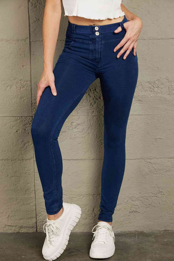 Baeful Buttoned Skinny Jeans | 1mrk.com