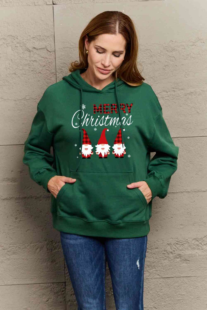 Simply Love Full Size MERRY CHRISTMAS Graphic Hoodie | 1mrk.com