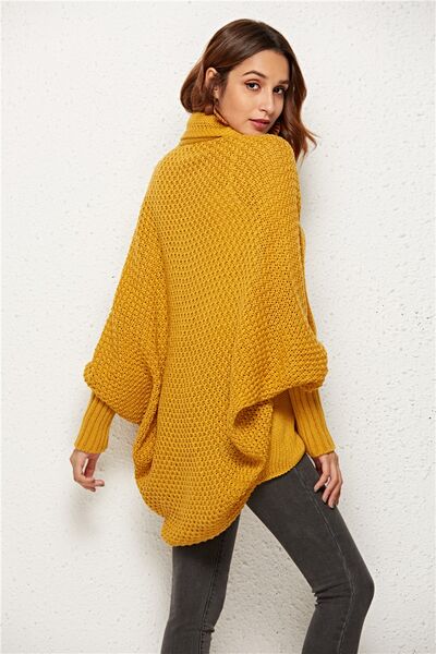 Open Front Batwing Sleeve Cardigan |1mrk.com