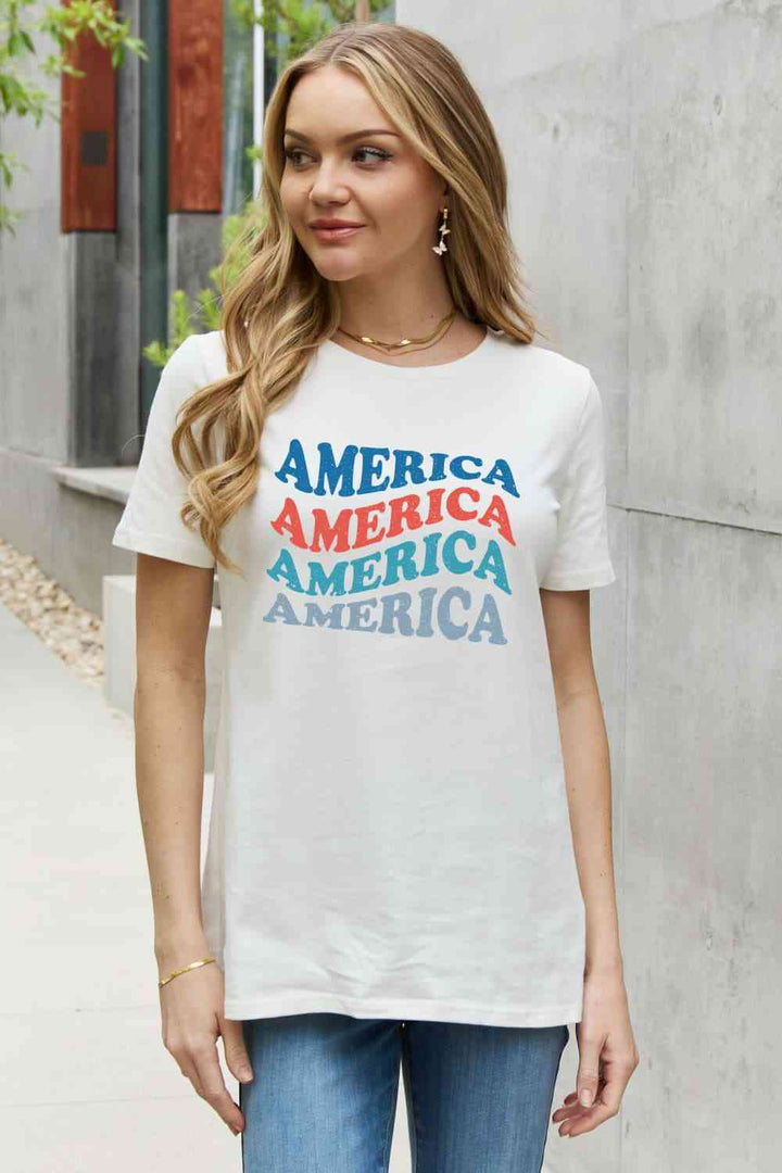 Simply Love AMERICA Graphic Cotton Tee | 1mrk.com