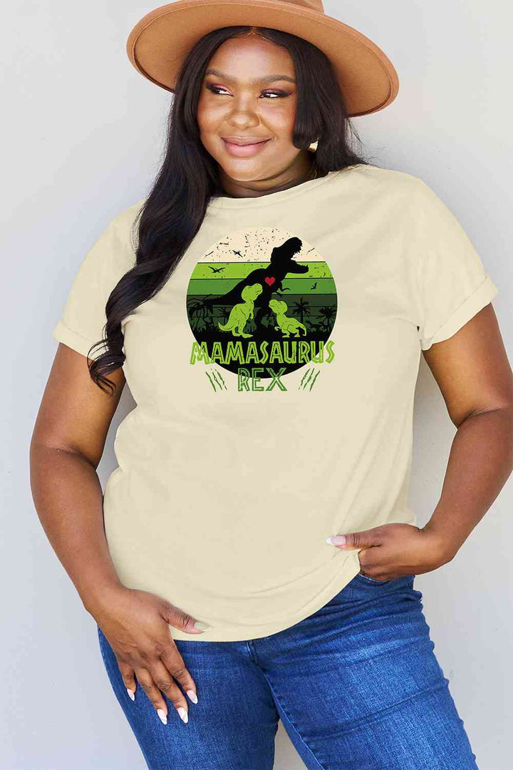 Simply Love Full Size MAMASAURUS REX Graphic T-Shirt | 1mrk.com