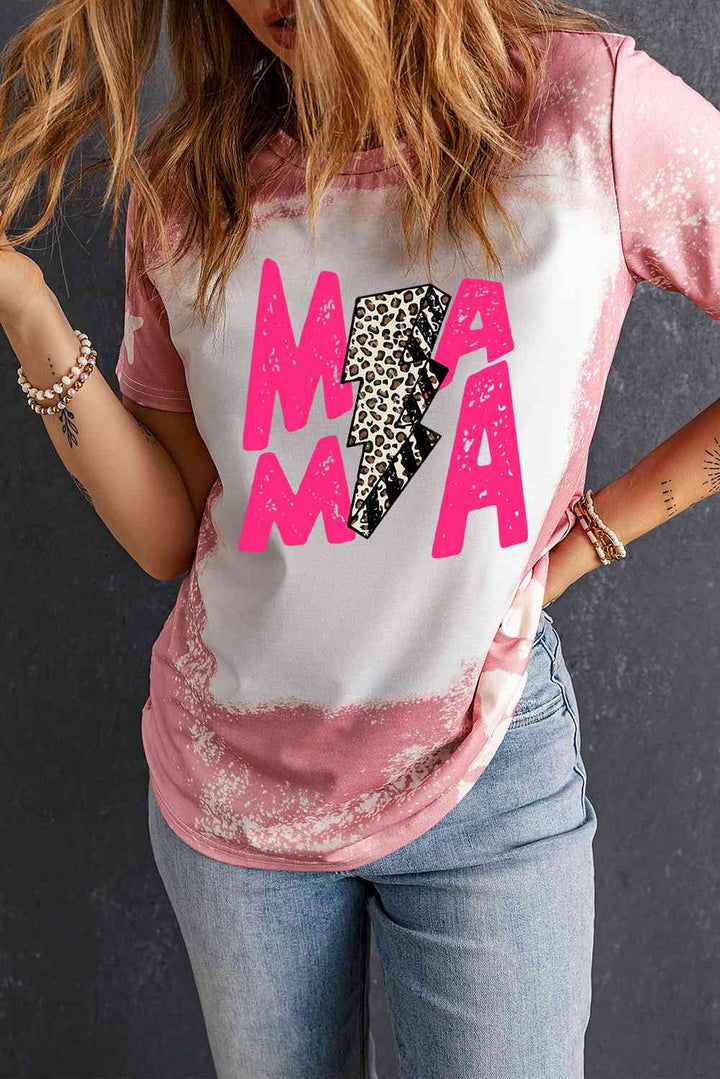 MAMA Graphic Printed Tee Shirt | 1mrk.com