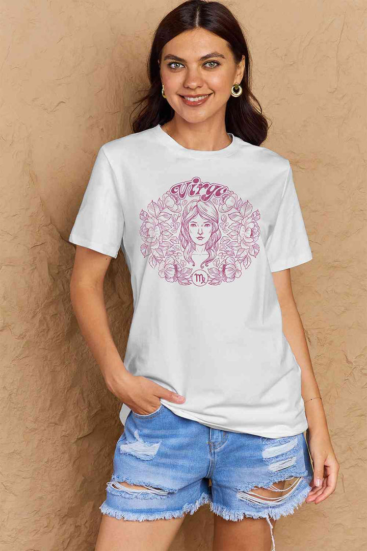 Simply Love Full Size VIRGO Graphic T-Shirt | 1mrk.com