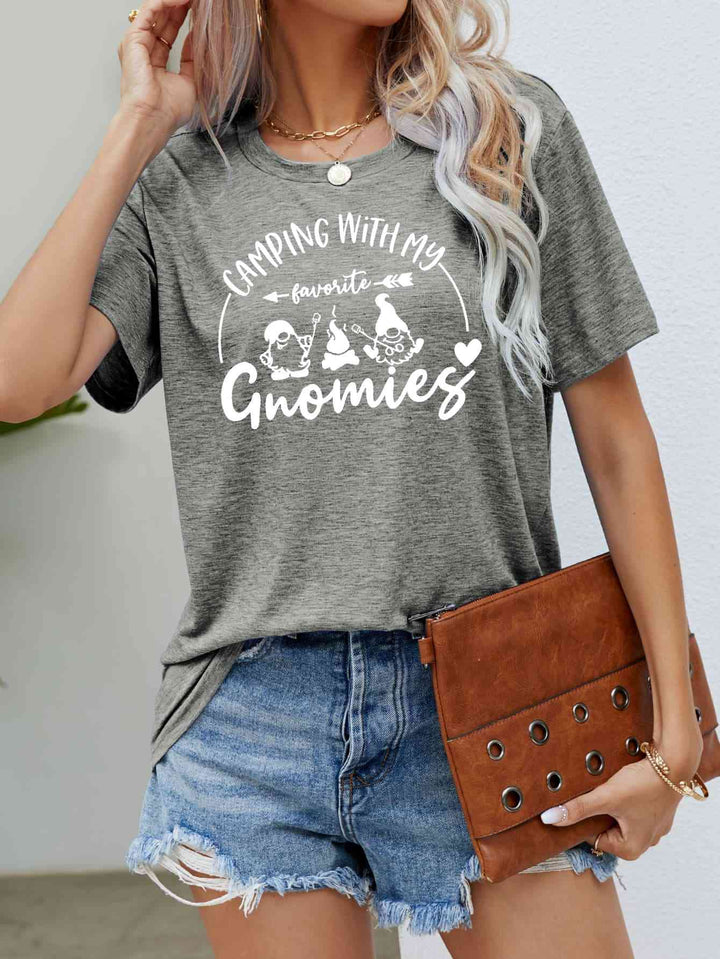 CAMPING WITH MY FAVORITE GNOMIES Graphic Tee | 1mrk.com