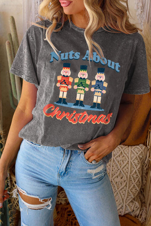 Nutcracker Graphic Short Sleeve T-Shirt | 1mrk.com