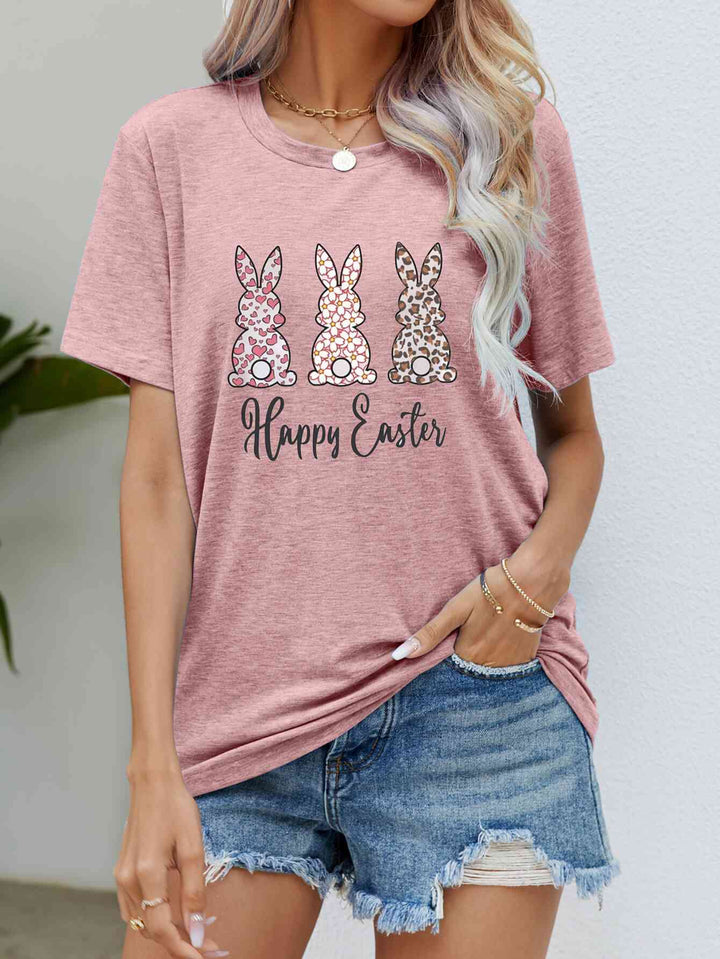 HAPPY EASTER Graphic Short Sleeve Tee | 1mrk.com