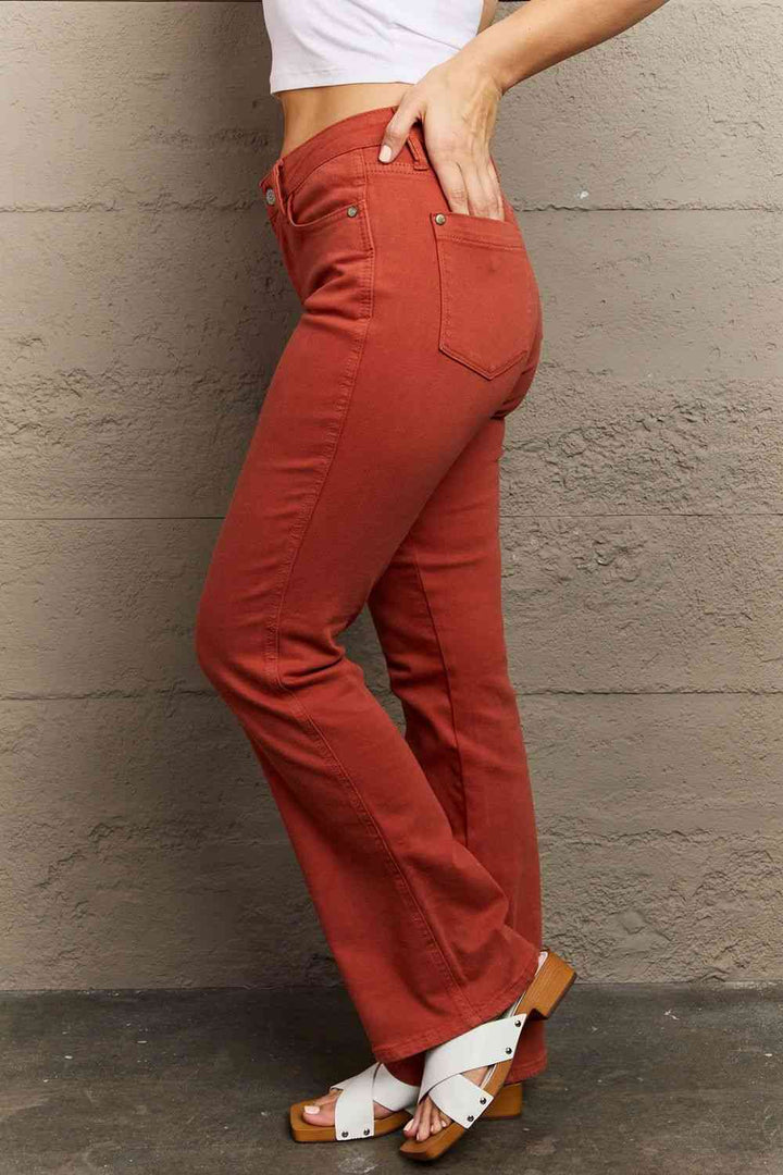 Judy Blue Olivia Full Size Mid Rise Slim Bootcut Jeans | 1mrk.com