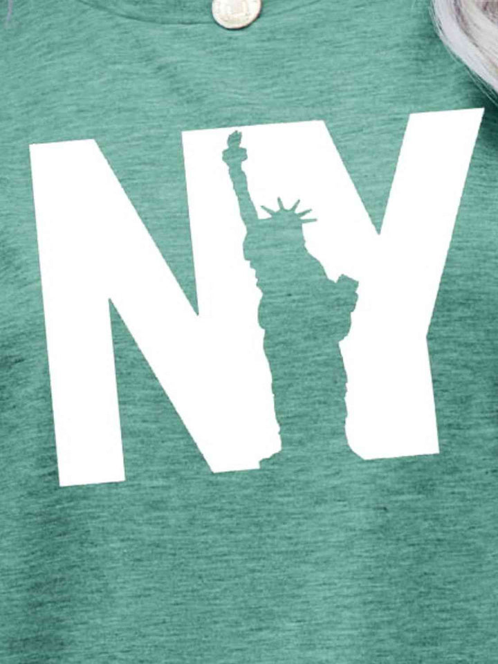 NY the Statue of Liberty Graphic Tee | 1mrk.com