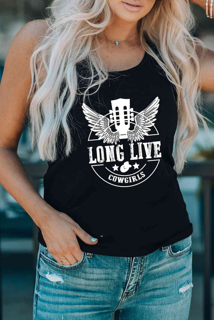 LONG LIVE COWGIRLS Graphic Tank | 1mrk.com