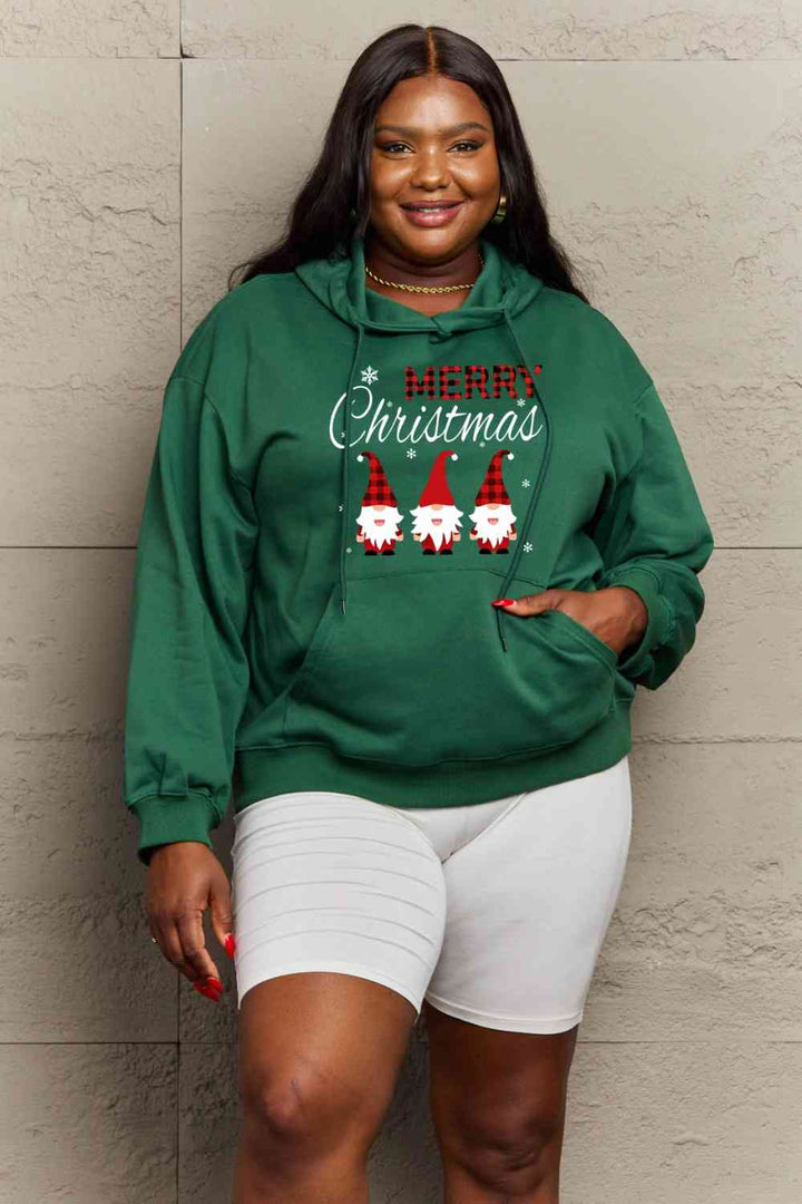 Simply Love Full Size MERRY CHRISTMAS Graphic Hoodie | 1mrk.com