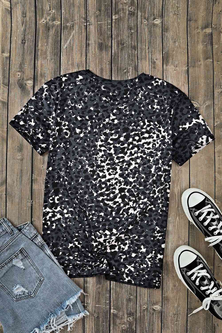 LET ME TELL YOU ABOUT MY JESUS Graphic Leopard Tee | 1mrk.com