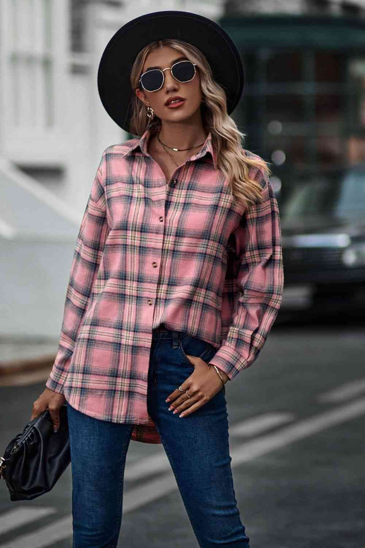 Plaid Long Sleeve Shirt |1mrk.com