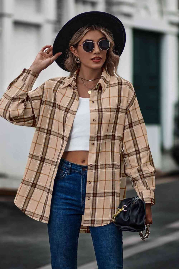 Plaid Long Sleeve Shirt |1mrk.com