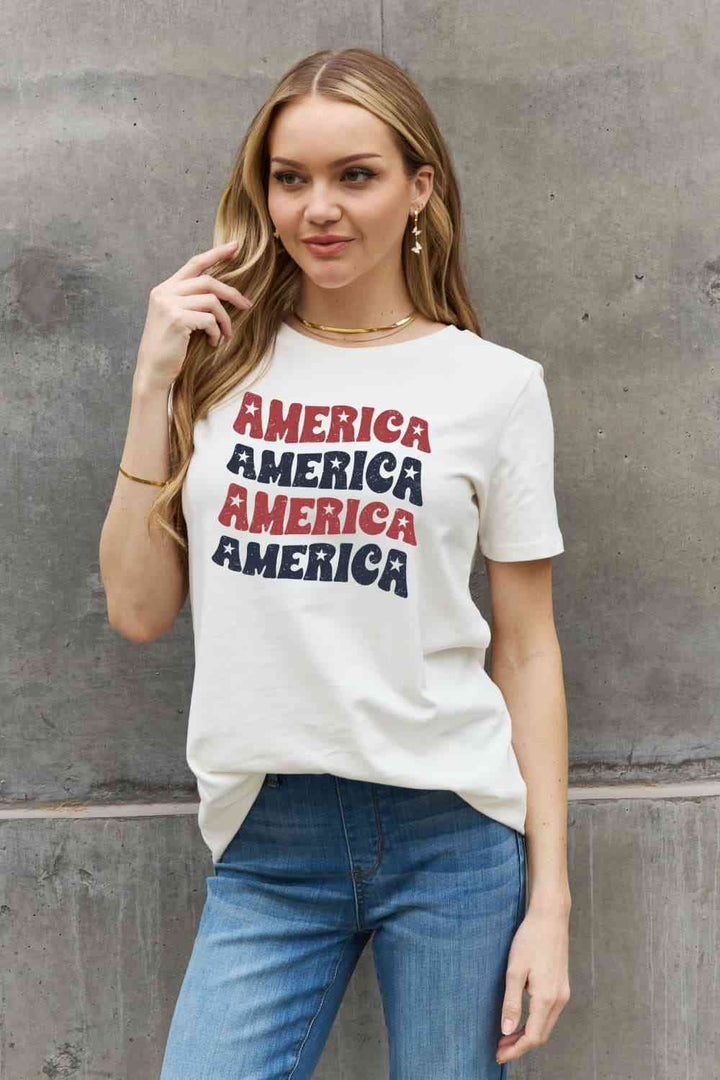 Simply Love AMERICA Graphic Cotton Tee | 1mrk.com