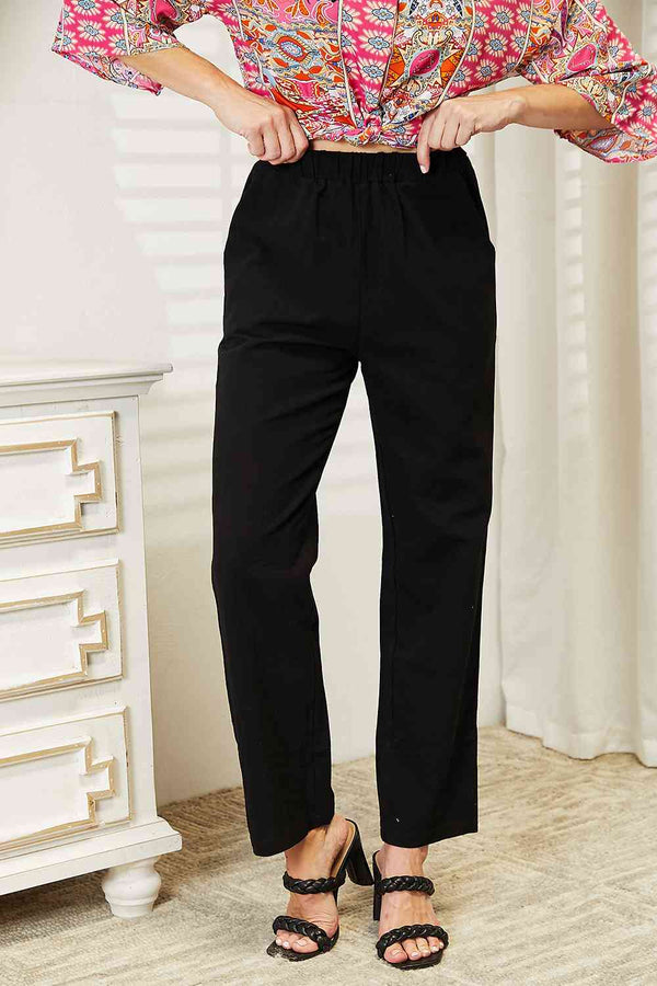 Double Take Pull-On Pants with Pockets | 1mrk.com