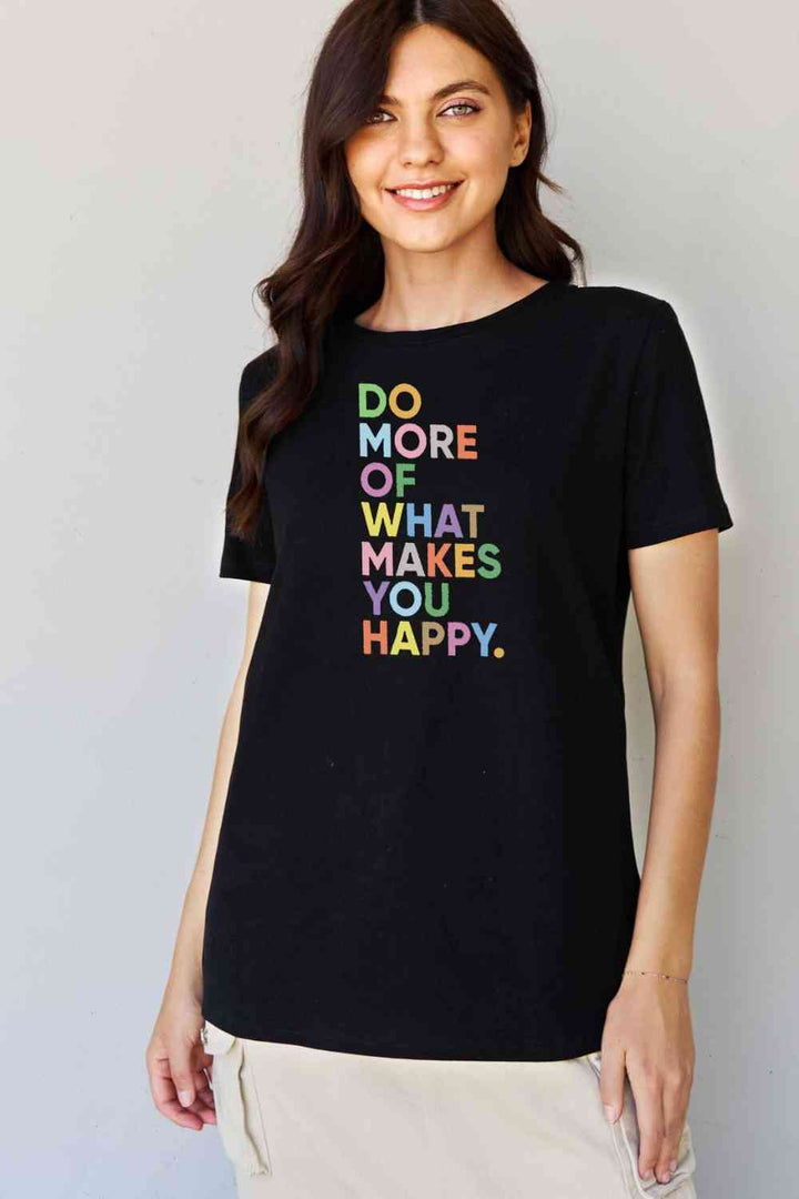 Simply Love Full Size Slogan Graphic T-Shirt | 1mrk.com