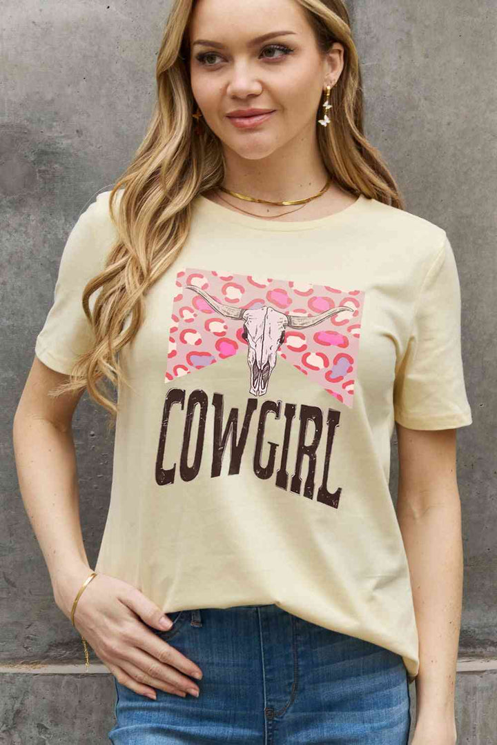 Simply Love Simply Love Full Size COWGIRL Graphic Cotton Tee | 1mrk.com