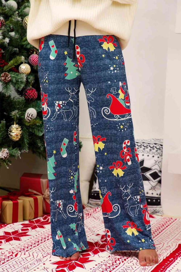 Christmas Straight Leg Pants | 1mrk.com