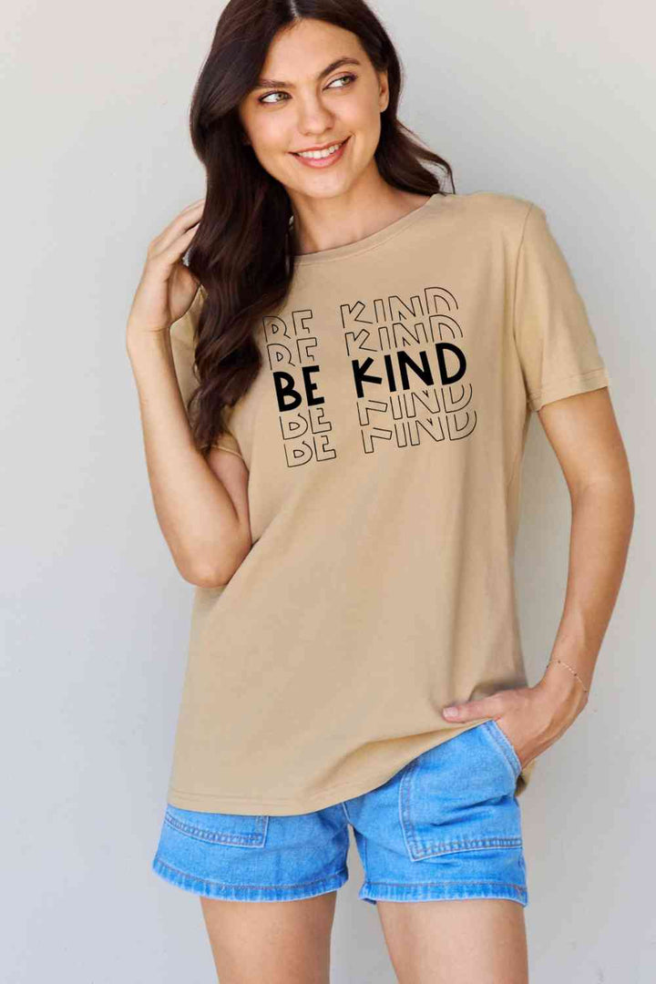 Simply Love Full Size BE KIND Graphic T-Shirt | 1mrk.com