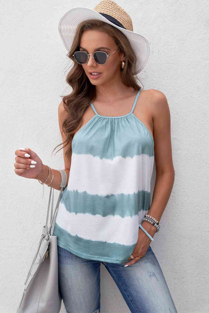 Tie-Dye Crochet Spliced Cami | 1mrk.com