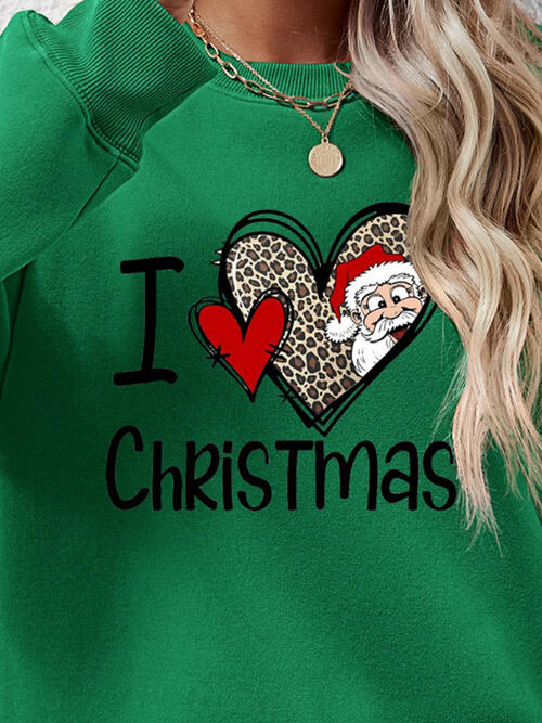 CHRISTMAS Graphic Round Neck Sweatshirt |1mrk.com